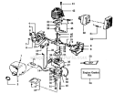 Page E Diagram and Parts List for YP120  Weed Eater Trimmer